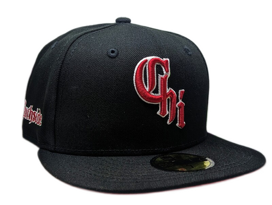 Chicago White Sox New Era City Connect Seeing Red Black 59FIFTY Fitted Hat