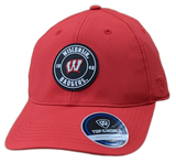 Men's Wisconsin Badgers Top of the World Red Performance Adjustable Hat - Pro Jersey Sports