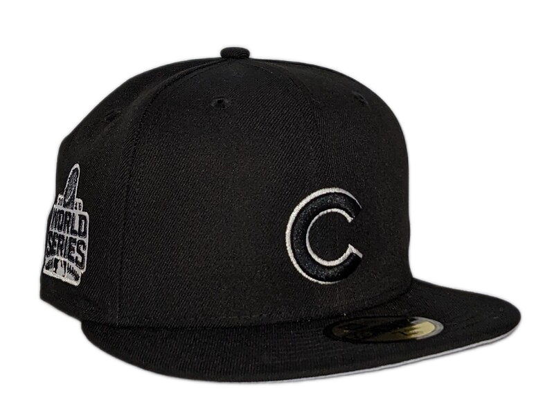 Men's Chicago Cubs New Era 2016 World Series Black 59FIFTY Fitted Hat