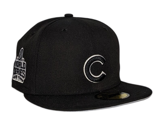 Men's Chicago Cubs New Era 2016 World Series Black 59FIFTY Fitted Hat