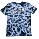 Men's Chicago White Sox New Era Gray and Black Tie-Dye Road Script T-Shirt - Pro Jersey Sports