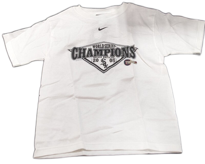 Nike Kids Chicago White Sox 2005 World Series Champions Child White T-shirt