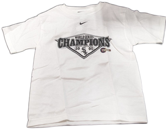 Nike Kids Chicago White Sox 2005 World Series Champions Child White T-shirt