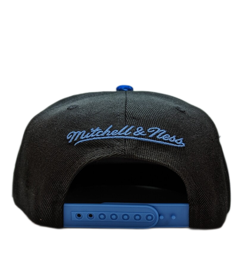Men's Mitchell & Ness Black/Blue Sacramento Kings Hardwood Classics Snapshot Adjustable Snapback Hat