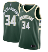 Youth Milwaukee Bucks Giannis Antetokounmpo Nike Green Swingman Jersey - Icon Edition - Pro Jersey Sports