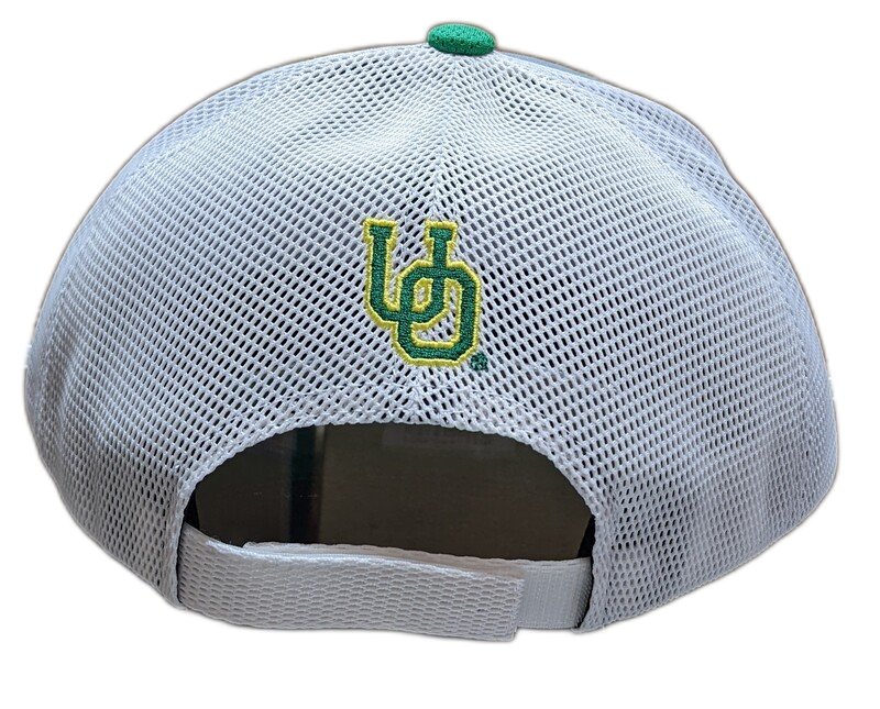 Men's Oregon Ducks Stamp 3-Tone Adjustable Hat By Top Of the World