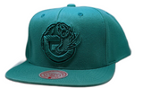 Vancouver Grizzlies Mitchell & Ness Tonal Eclipse Snapback Hat- Teal - Pro Jersey Sports