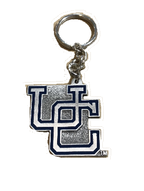 University of Connecticut (UCONN) "UC" Keychain