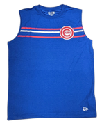 Men's Chicago Cubs New Era Blue Sleevless T-Shirt - Pro Jersey Sports