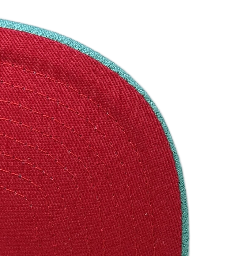Vancouver Grizzlies Mitchell & Ness Tonal Eclipse Snapback Hat- Teal