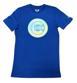 Men's Chicago Cubs New Era Tie-Dye Logo Blue T-Shirt - Pro Jersey Sports