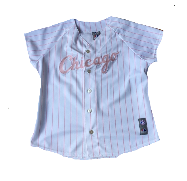 Chicago White Sox Women's Pink Jersey by Majestic Athletic