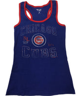 Women's Chicago Cubs Split Finger Tank Top - Pro Jersey Sports