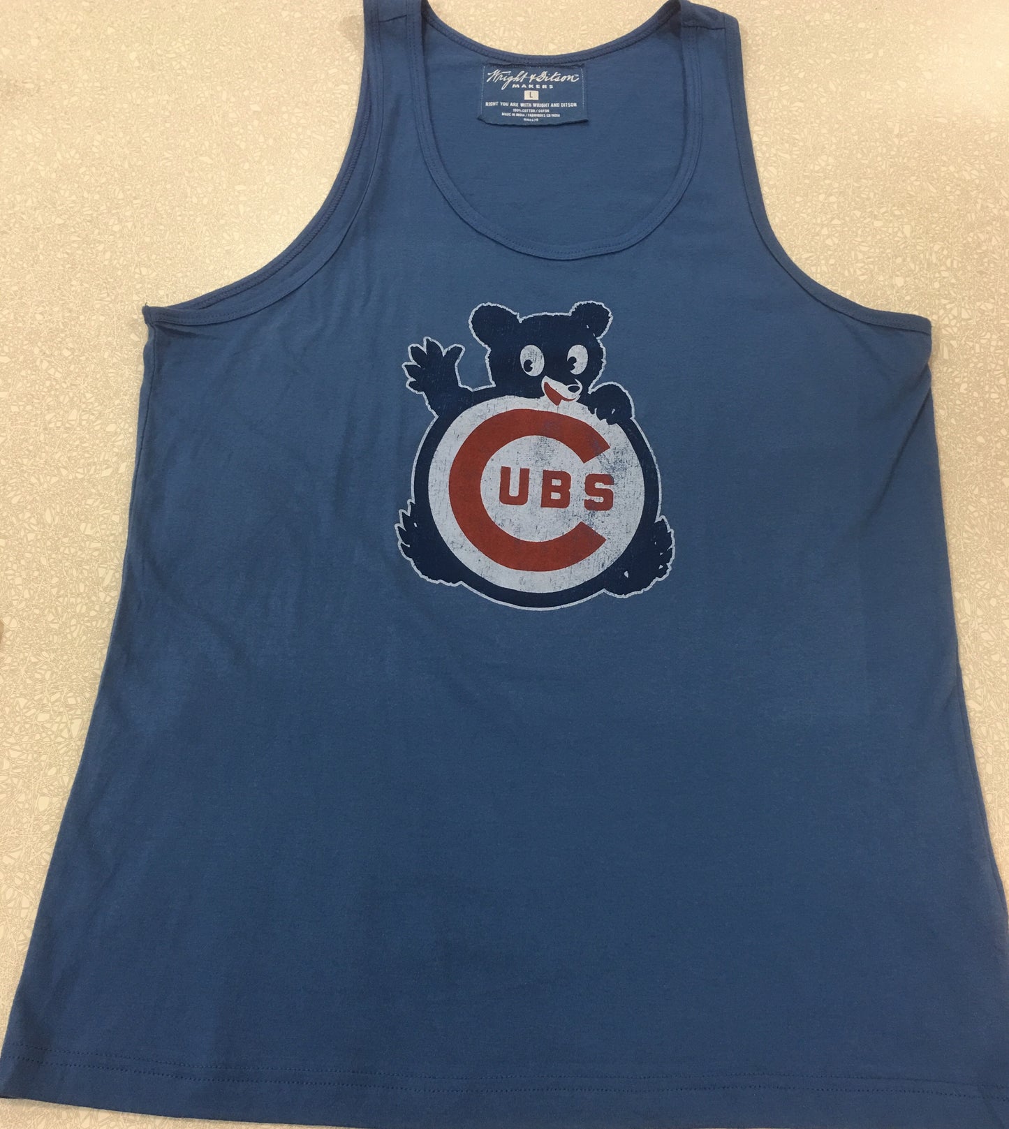 Men's Chicago Cubs 1960's Logo Tank Top