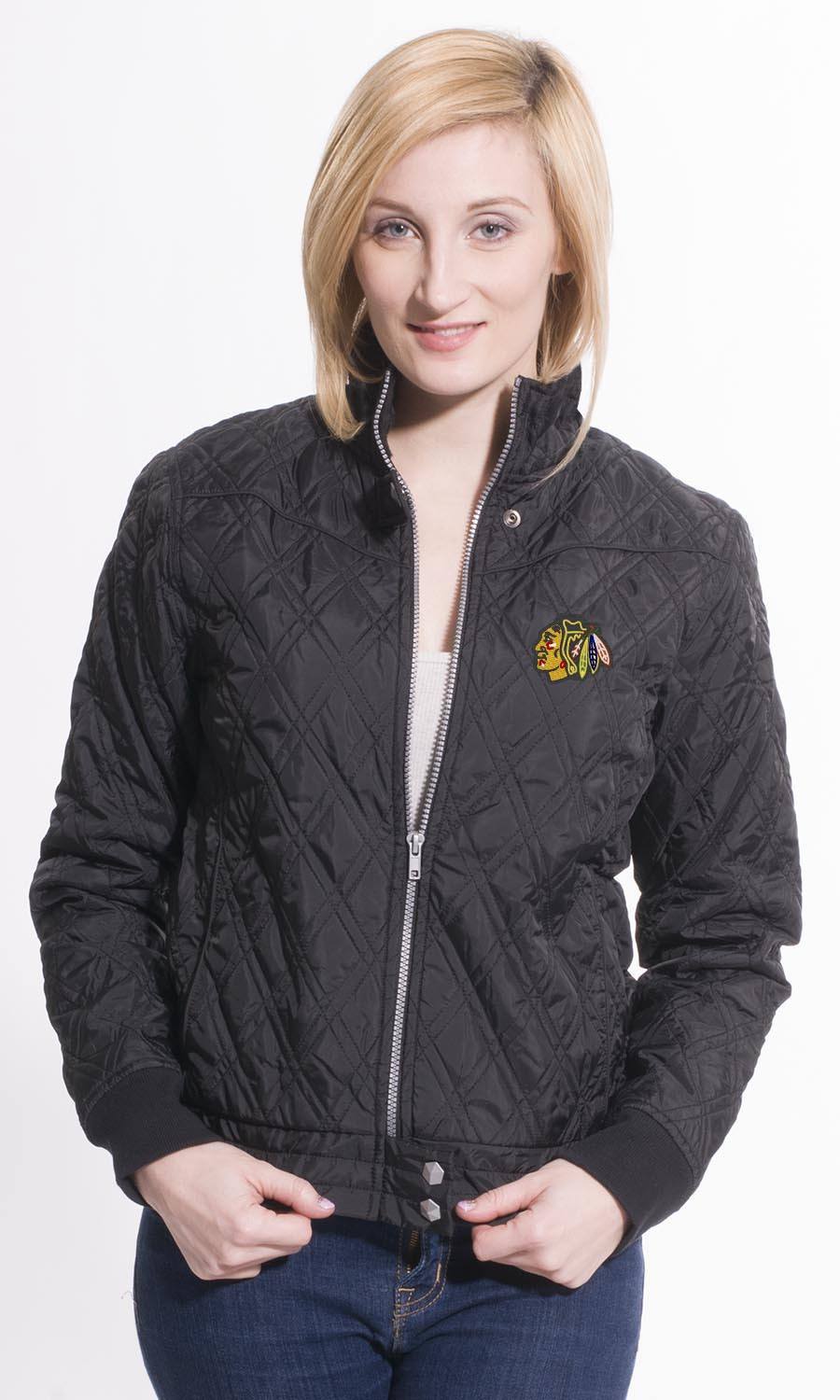 Chicago Blackhawks Women's Levelwear Snowflake Full Zip Jacket - Pro Jersey Sports