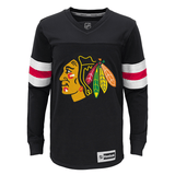 Youth Chicago Blackhawks Long Sleeve Jersey Tee By Reebok - Pro Jersey Sports