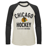 Chicago Blackhawks CCM Vintage Long Sleeve Crew Neck Tee - Pro Jersey Sports