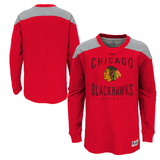 Youth Chicago Blackhawks Birthright Long Sleeve Crew By Reebok - Pro Jersey Sports