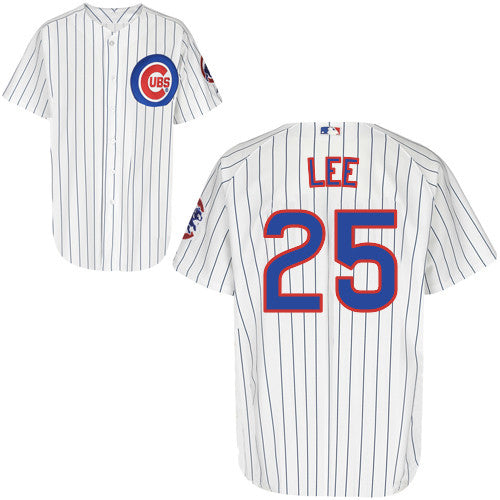 Mens Majestic Chicago Cubs Derrek Lee Home White Authentic Jersey