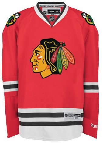 Chicago Blackhawks Mens Stan Mikita Premier Home Jersey with AUTHENTIC TACKLE-TWILL LETTERING - Pro Jersey Sports - 2