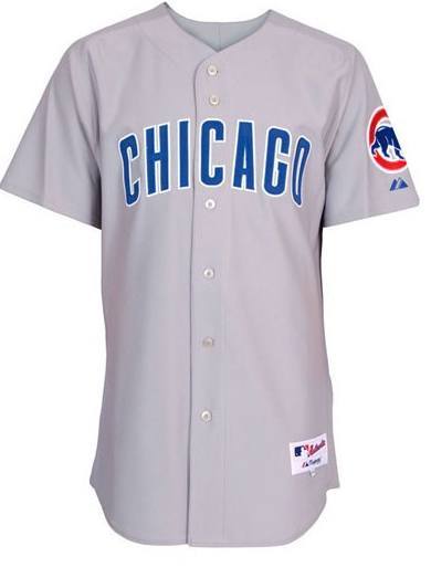 Chicago Cubs Authentic Road Polyester Jersey - Pro Jersey Sports