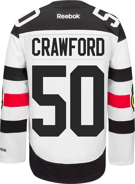 Men's Chicago Blackhawks Corey Crawford 2016 Stadium Series Premier Replica Jersey
