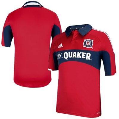 ﻿﻿Men's Chicago Fire SC adidas Red Primary Replica Jersey - Pro Jersey Sports - 1