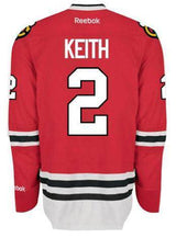 Mens Duncan Keith Chicago Blackhawks Authentic Reebok Edge 2 Red Home Jersey - Pro Jersey Sports