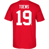 Men's Chicago Blackhawks 2017 NHL Winter Classic Chicago Blackhawks Jonathan Toews #19 Locker Room Red Player T-Shirt - Pro Jersey Sports