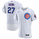 Men's Chicago Seiya Suzuki Chicago Cubs Nike White Home Authentic Player Jersey - Pro Jersey Sports