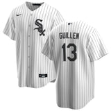 NIKE Men's Ozzie Guillen Chicago White Sox White Home Premium Twill Replica Jersey - Pro Jersey Sports