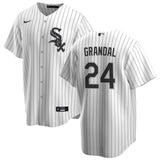 NIKE Men's Yasmani Grandal Chicago White Sox White Home Replica  Premium Jersey - Pro Jersey Sports
