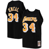 Men's Los Angeles Lakers Shaquille O'Neal Black Team Color Swingman Jersey by Mitchell & Ness - Pro Jersey Sports