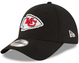 Kansas City Chiefs Black The League 9FORTY Adjustable Game Hat - Pro Jersey Sports