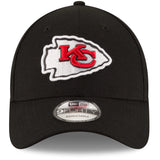 Kansas City Chiefs Black The League 9FORTY Adjustable Game Hat - Pro Jersey Sports