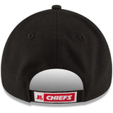 Kansas City Chiefs Black The League 9FORTY Adjustable Game Hat - Pro Jersey Sports