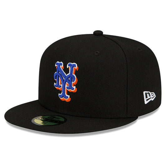 Men's New York Mets New Era Black Alternate Authentic Collection On Field 59FIFTY Fitted Hat