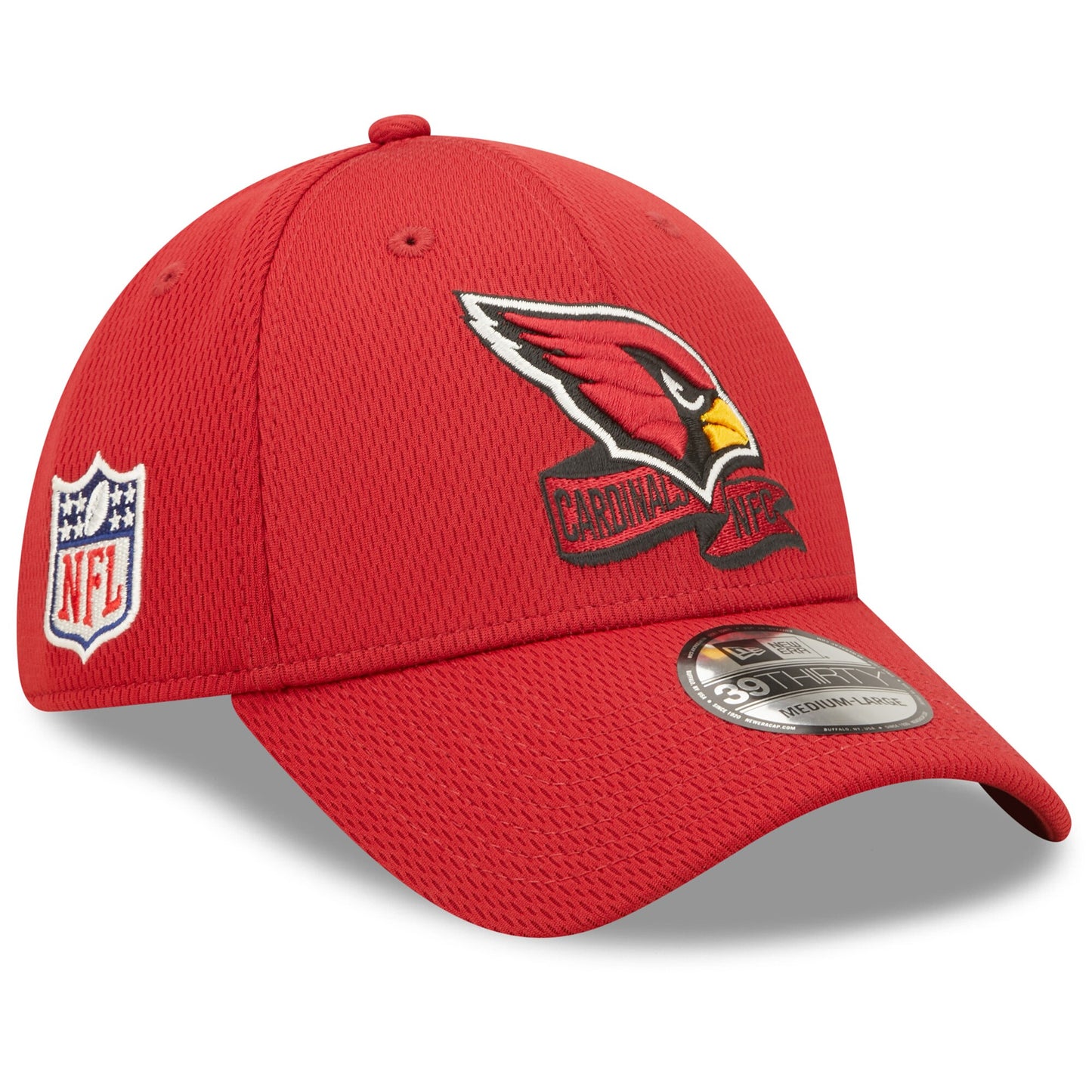 Men's Arizona Cardinals New Era Cardinal Red 2022 Sideline Coaches 39THIRTY Flex Hat