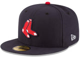 Men's Boston Red Sox New Era Navy Alternate Game Authentic Collection On-Field 59FIFTY Fitted Hat - Pro Jersey Sports
