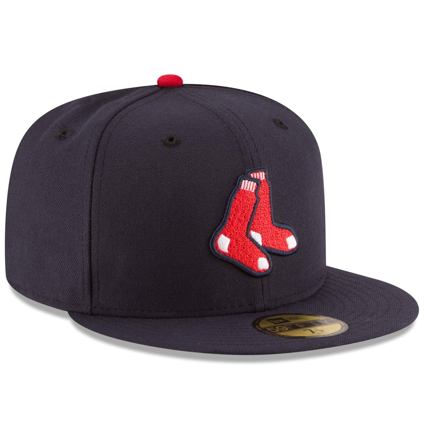 Men's Boston Red Sox New Era Navy Alternate Game Authentic Collection On-Field 59FIFTY Fitted Hat