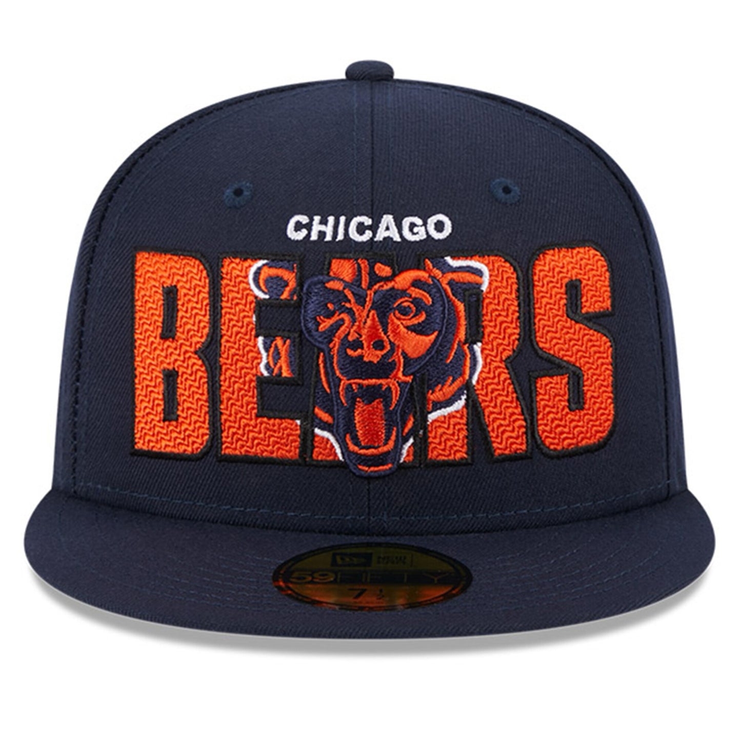 Men's Chicago Bears New Era Navy 2023 NFL Draft 59FIFTY Fitted Hat
