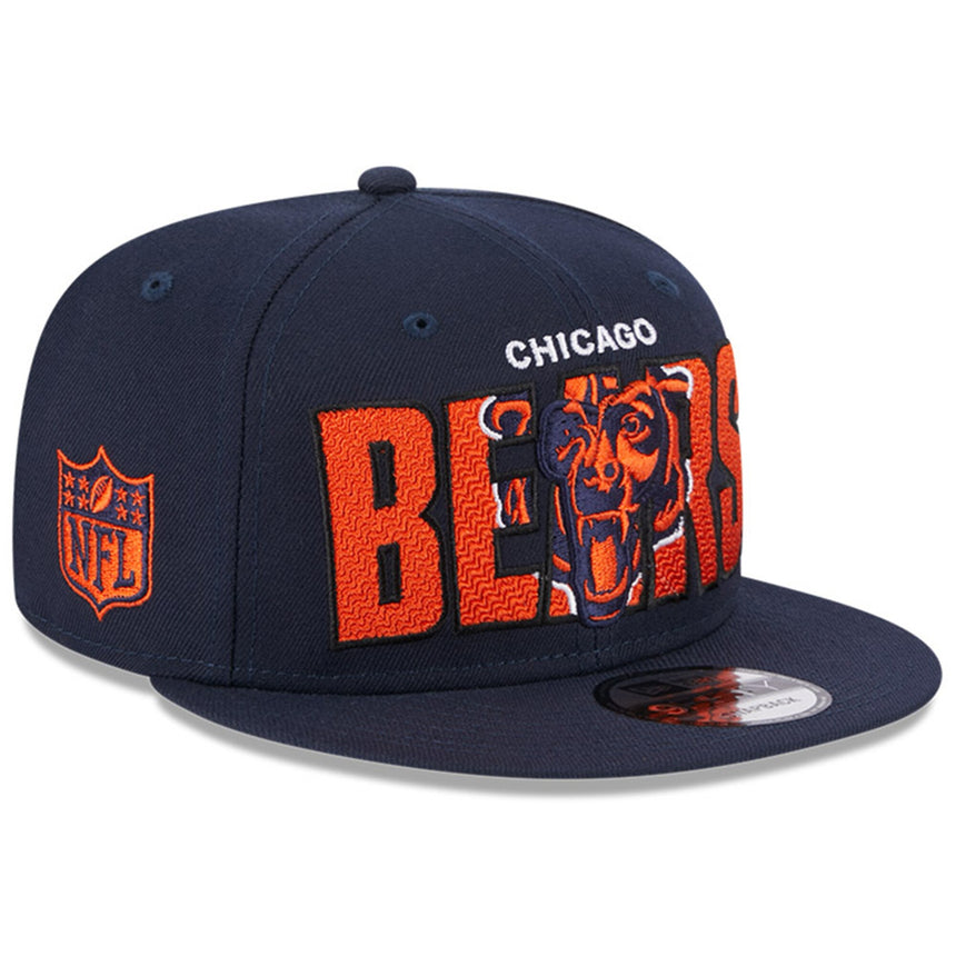Men's Chicago Bears New Era Navy 2023 NFL Draft 9FIFTY Snapback Adjustable Hat - Pro Jersey Sports