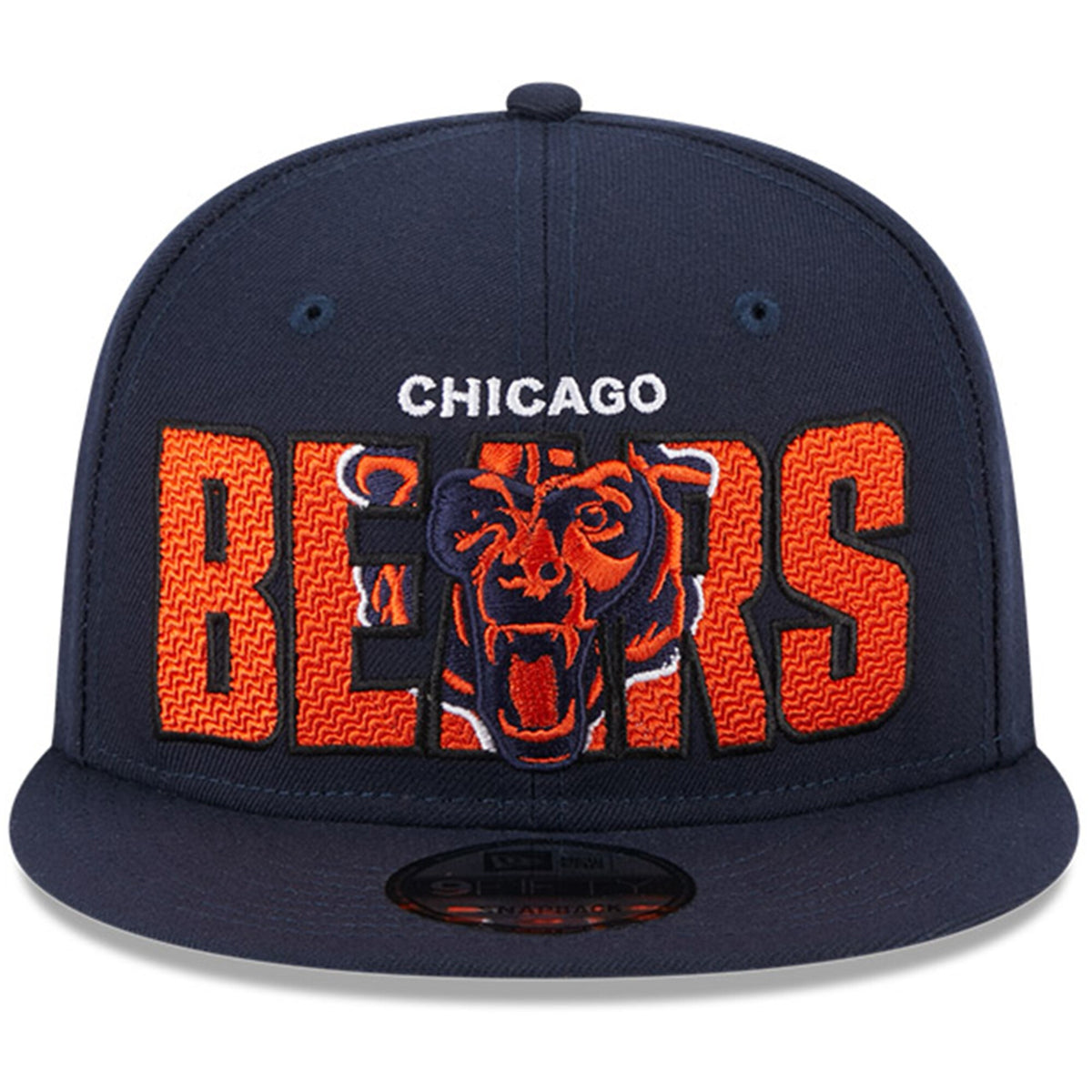 Men's Chicago Bears New Era Navy 2023 NFL Draft 9FIFTY Snapback Adjustable Hat - Pro Jersey Sports