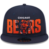 Men's Chicago Bears New Era Navy 2023 NFL Draft 9FIFTY Snapback Adjustable Hat - Pro Jersey Sports