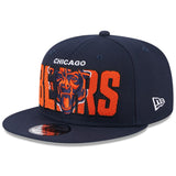 Men's Chicago Bears New Era Navy 2023 NFL Draft 9FIFTY Snapback Adjustable Hat - Pro Jersey Sports