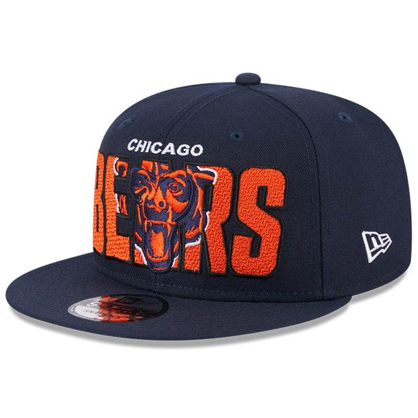 Men's Chicago Bears New Era Navy 2023 NFL Draft 9FIFTY Snapback Adjustable Hat - Pro Jersey Sports