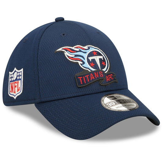 Men's Tennessee Titans New Era Navy 2022 Sideline 39THIRTY Coaches Flex Hat