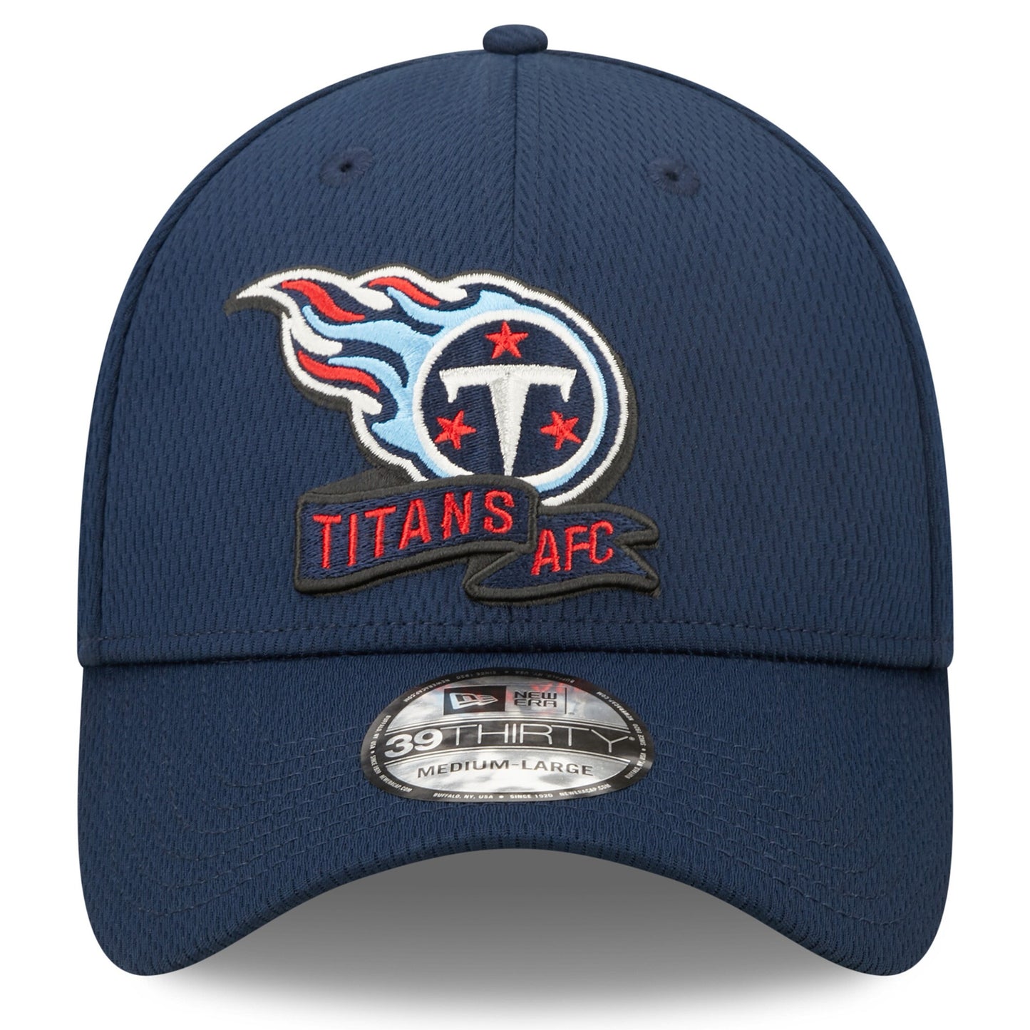 Men's Tennessee Titans New Era Navy 2022 Sideline 39THIRTY Coaches Flex Hat