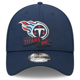 Men's Tennessee Titans New Era Navy 2022 Sideline 39THIRTY Coaches Flex Hat - Pro Jersey Sports