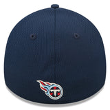 Men's Tennessee Titans New Era Navy 2022 Sideline 39THIRTY Coaches Flex Hat - Pro Jersey Sports